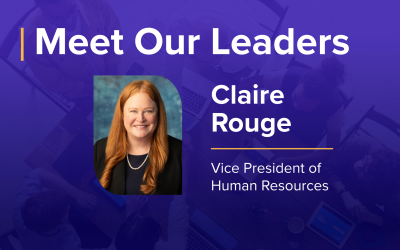 Meet our leaders: Claire Rouge, Vice President of Human Resources